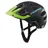 51-56 cm Kinder black/lime matt
