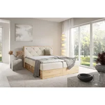 Fun Möbel Helios Premium 180 x 200 cm Beige