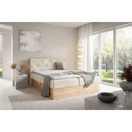 Fun Möbel Helios Premium 180 x 200 cm Beige