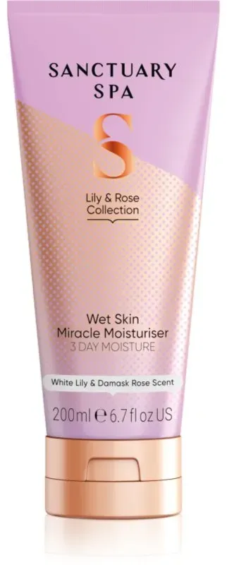 Sanctuary Spa Lily & Rose Collection feuchtigkeitsspendende Bodylotion für die Dusche 200 ml