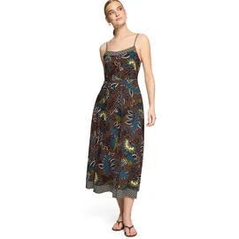 Zero Maxikleid Braun/Petrol 44