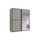 möbel-direkt.de Schwebetürenschrank Ulm 180 x 198 x 65 cm Grau