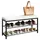 VCM Taliro 90 x 48 x 30 cm schwarz / weiß gepolstert