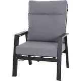 Siena Garden Valencia Hochlehner 72,5 x 82,5 x 89 cm grau