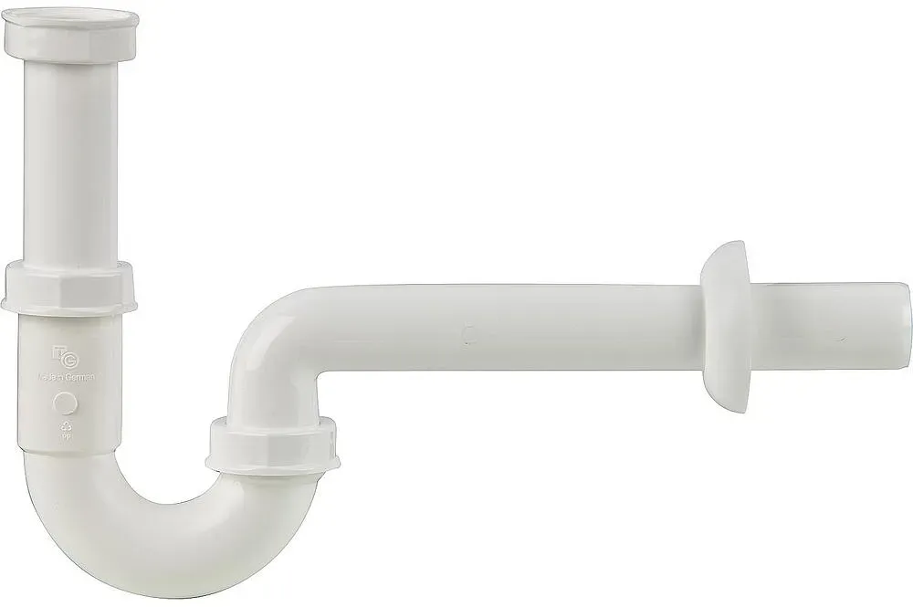 Röhrengeruchverschluss 11/4'', Wandrohr L = 220 mm, Verstellrohr L = 140 mm, Ø 32 mm