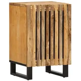 vidaXL Badschrank 38x34x58 cm Raues Massivholz Mango
