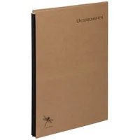Pagna Unterschriftenmappe A4 Braun 10 Fächer