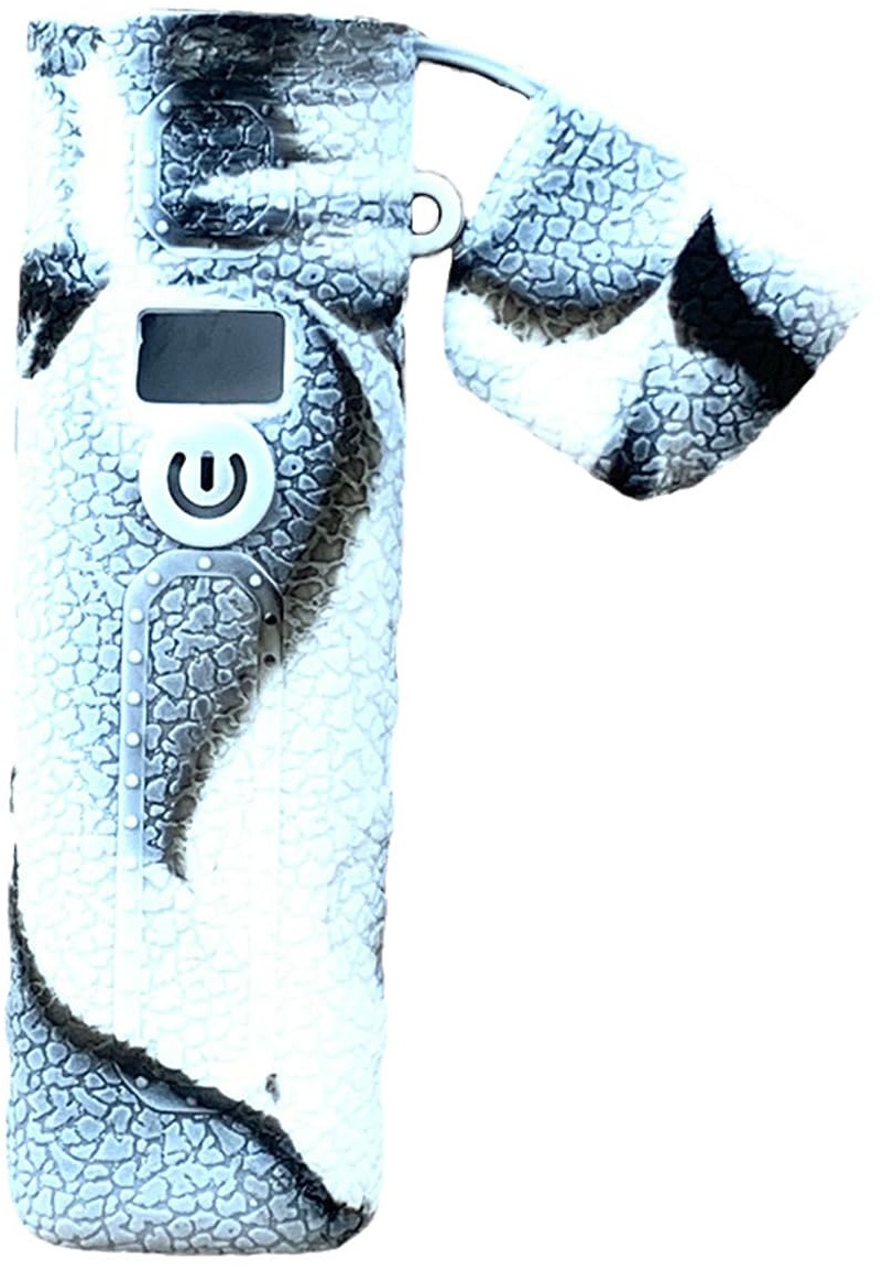 RUIYITECH Schutzhülle Silikon Case Sleeve Skin Cover für Argus G Kit Hülle Argus G Case Cover Skin Sleeves (Schwarz Weiß)
