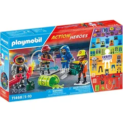 PLAYMOBIL My Figures Feuerwehr, Aktion/Abenteuer, 5 Jahr(e), Mehrfarbig