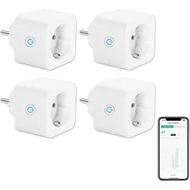 ANTELA Smart-Home-Steckdose 4 St. Weiß