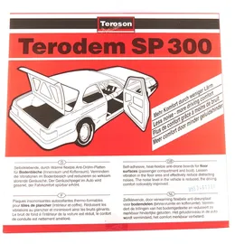 TEROSON 150054 Schalldämmmatten, 100 x 50 cm