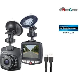 NavGear HD-Dashcam mit G-Sensor; Bewegungserkennung; 6.1-cm-Display; 140°