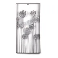 DESIGN DELIGHTS Wanddeko, Silber, Metall, 62 cm, Dekoration, Skulpturen | Dekoobjekte, Wanddeko