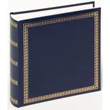 Walther design Fotoalbum blau 26 x 25 cm Kunstleder mit Prägung, Das schicke Dicke MX-103-L
