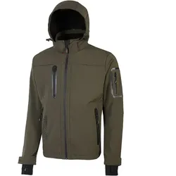 Softshelljacke "SPACE" Performance - 4XL - dark green