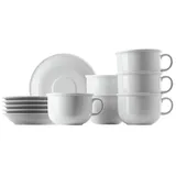 Thomas Porzellan Geschirr-Set Trend Weiss Espressotasse 2tlg. Set6, Porzellan weiß