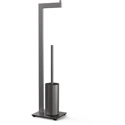 ZACK Toilettenbutler LINEA Edelstahl graphite anti-Fingerabdruck-beschichtet