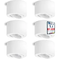 Linovum 6er Set SMOL schwenkbar in weiß & rund