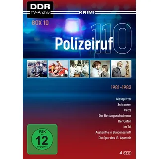 onegate media gmbh Polizeiruf 110 - Box 10 (DDR TV-Archiv) mit Sammelrücken [4 DVDs]