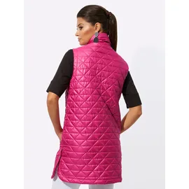 CREATION L Steppweste CREATION L, Damen, Gr. 46, pink (fuchsia), 100% Polyester, Wattierung:100% Polyester, unifarben, Westen Steppweste