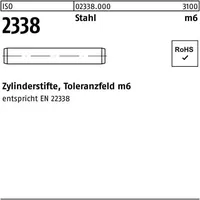 Industrial Quality Supplies ISO 2338 Zylinderstifte 9S20K 4 m6