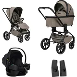 Babywelt Moon Resea+ (2025) Trio-Set inkl. Babyschale Cosmo, oliv
