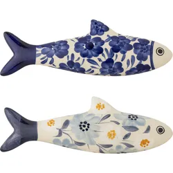 Dunne Wanddekoration Fische 2 St.