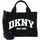 DKNY Hadlee Small Tote Baumwolle Black/Silver