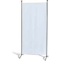 GRASEKAMP Stellwand 85 x 180 cm - Weiß - Paravent Raumteiler Trennwand Sichtschutz