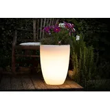 8 seasons DESIGN Shining Curvy Pot S 39 x 39 cm Weiß