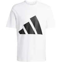 adidas Essentials Big Logo Kurzarm-T-Shirt White / Black XL