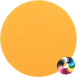 BIASTO - Premium Filz Untersetzer - rund 20cm - Farbe: sonnengelb (HF020). Design Glas-Untersetzer für Getränke, Tisch, Bar, Tasse, Vase