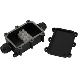 McPower Abzweigdose, IP68 - für Außen, 1 Ein- und 1 Ausgang, 124x45x32mm