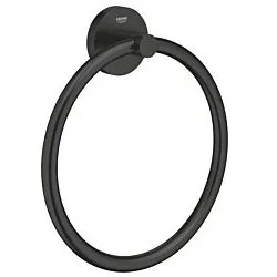 Grohe Start Handtuchring 411742430 schwarz matt