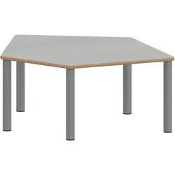 Tisch ZALOTTI mit Linoleum-Belag