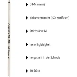 ONLINE® Kugelschreiberminen Schwarz