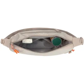 Lässig Umhänge-Wickeltasche Stretch Up Bum Bag Beige