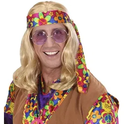 Klassische Hippie Perücke Blond - OS