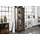 Massivmoebel24 Vitrine Mango 60 x 40 x 180 cm Braun
