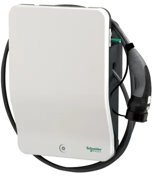 Schneider Ladestation Wallbox EVlink , 22 kW, Typ 2 Ladekabel