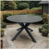 LC Garden Bari Gartentisch Ø 120 x 75 cm Grau/Anthrazit