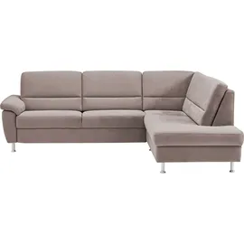 CALIZZA INTERIORS »Onyx L-Form«, Ottomane links oder rechts, wahlweise mit Bettfunktion, Breite 257 cm