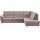 CALIZZA INTERIORS »Onyx L-Form«, Ottomane links oder rechts, wahlweise mit Bettfunktion, Breite 257 cm