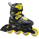 Rollerblade Fury Inline Skates für Jungen, Freizeit Inliner, Kinder, Schwarz/Gelb,