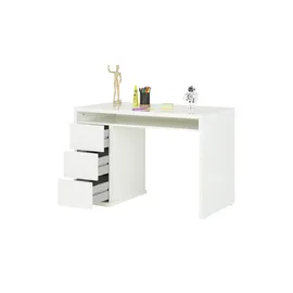 Composad Schreibtisch - Weiß - Maße cm B: 110 x 60 1 Ablagefläche - 3 Schubladen