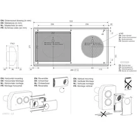 WOLF-Garten Wolf UniAir Design-Doppelgitter DN160 Anthrazit RAL 7016 für CWL