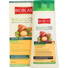 BIOBLAS Botanic Oils 360ml Haarausfall Argan Öl Shampoo