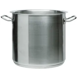 ILSA Kochtopf mit 2 Griffen aus Edelstahl 18/10 Induktionsherde geeignet L 35,5 Ø cm 35