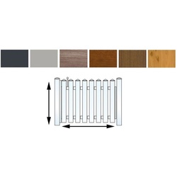 Kunststoffgartenzauntor nach Maß – PVC Gartenzaun aus Kunststoff – stabiler Vorgartenzaun – Zaun für Gartenbereiche & Vorgarten