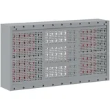 vidaXL Werkzeugschrank mit Stecktafel Wandmontage Rot 100x20x55 cm,